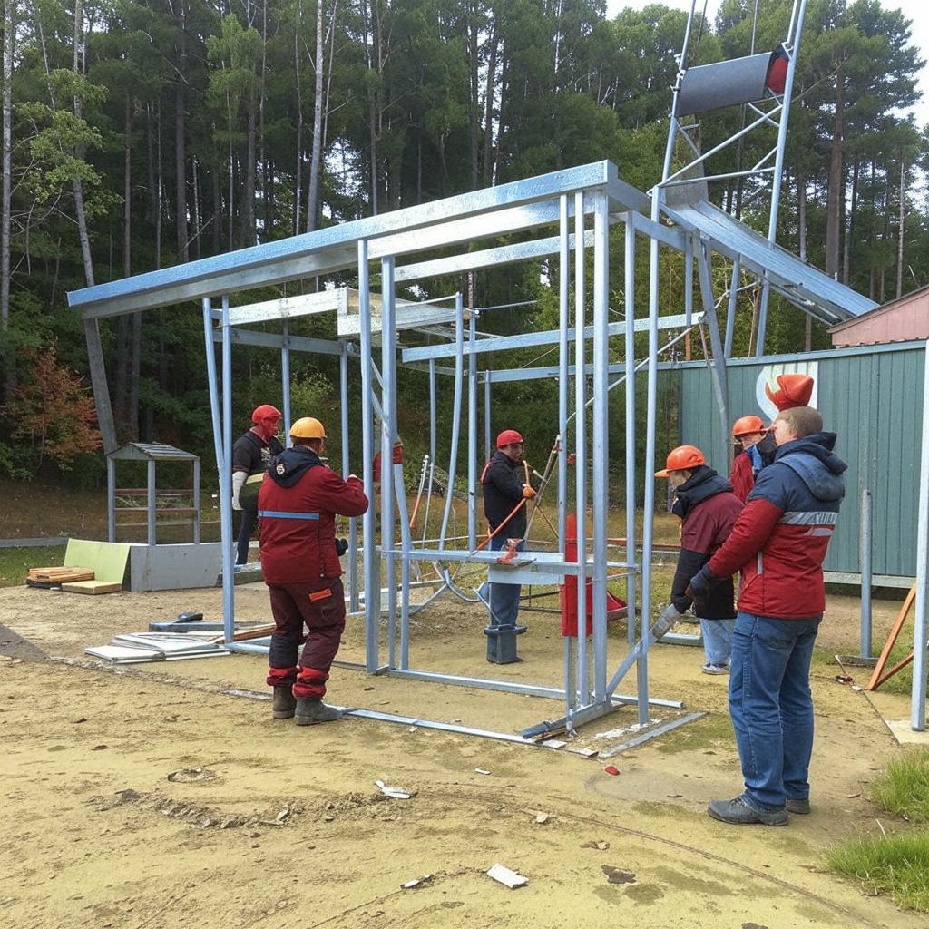 Монтаж металлоконструкций       Установка и монтаж металлоконструкций. Опытный строитель и сварщик делится знаниями об установке и монтаже металлоконструкций, а также даёт рекомендации по выбору материалов и сварочным работам для монтажа металлоконструкций из металла. монтаж металлоконструкций, сварочные работы, строительство, металл, материалы для монтажа, рекомендации по материалам, сварка металла